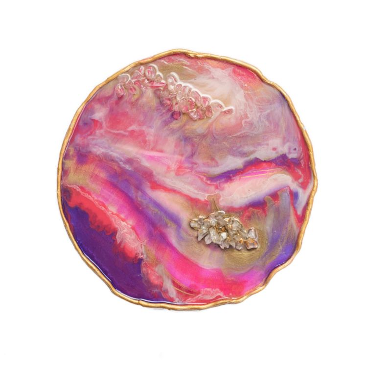 Picture of 12-inch MDF Circle Geode Resin Art Kit