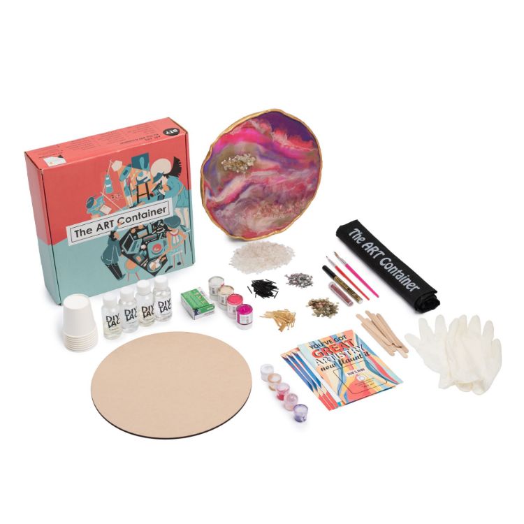 Picture of 12-inch MDF Circle Geode Resin Art Kit