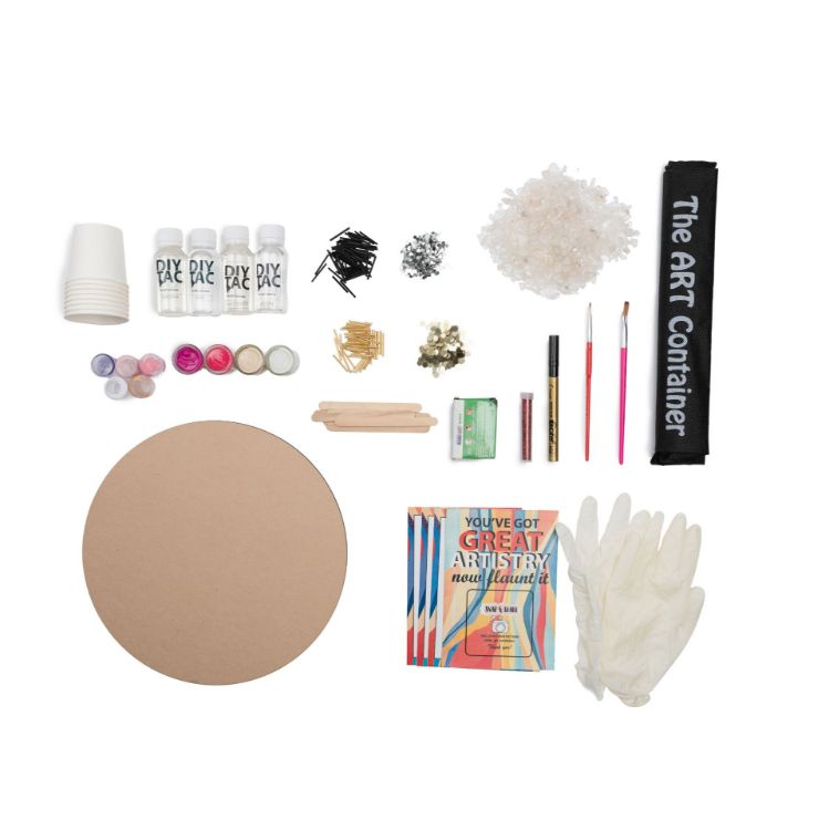 Picture of 12-inch MDF Circle Geode Resin Art Kit