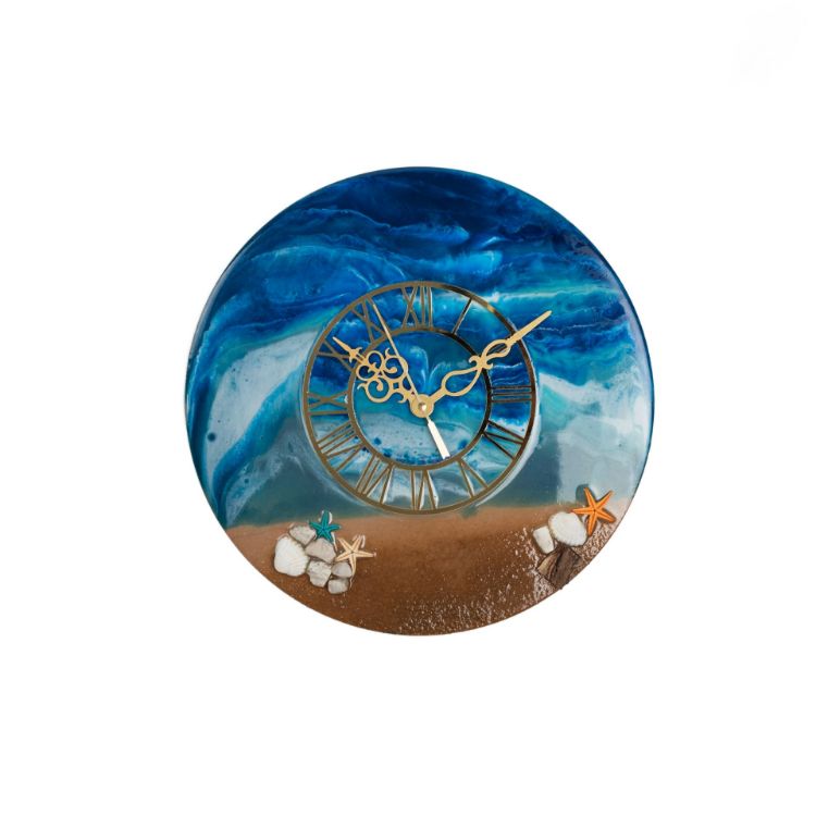Picture of Ocean-Inspired Resin 12inch Clock art Kit