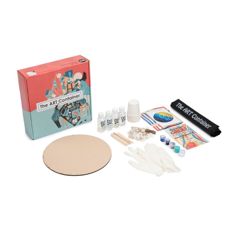 Picture of 12-Inch Circular MDF Resin art Kit