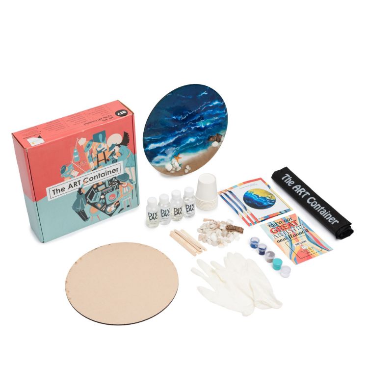Picture of 12-Inch Circular MDF Resin art Kit
